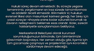 Başkan Doğan; "Sürecin hakkaniyetle sonuçlanmasını bekliyoruz"