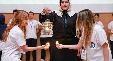 Bayburt'ta hemşirelik öğrencileri için üniforma giyme töreni düzenlendi