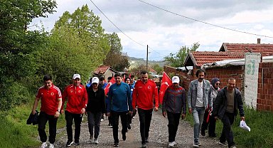 Bilecik'te doğa yürüyüşü gerçekleştirildi