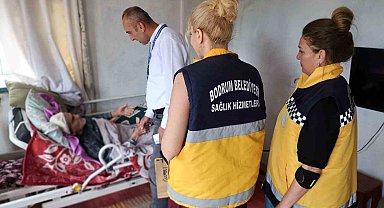 Bodrum Belediyesi'nden yatağa bağımlı hastalara bayram ziyareti