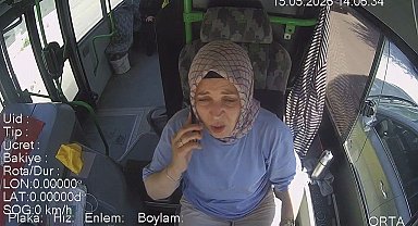 BURULAŞ'ın kadın otobüs sürücüsünden örnek davranış