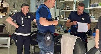 Çine genelinde kuaför ve berber işletmeleri mercek altında