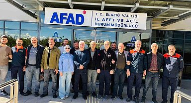 Elazığ'da AFAD personeline enkazda iletişim eğitimi verildi
