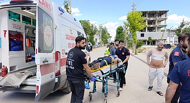 Elektrikli motor devrildi: 1 yaralı