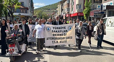 Engelliler Haftası dolayısıyla farkındalık yürüyüşü yapıldı