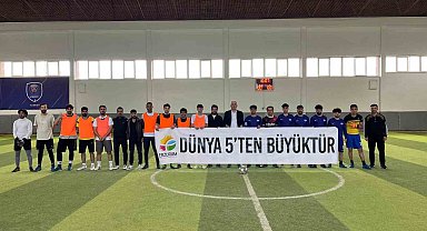 Erzurum'da mini dünya kupası etkinliği