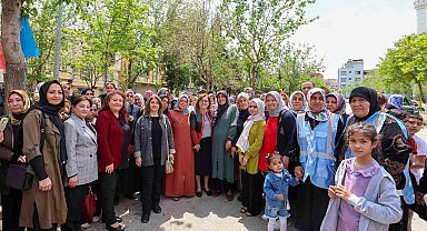 Fatma şahin, 25 Aralık mahallesi sakinleriyle bayramlaştı
