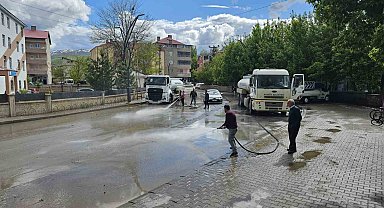 Hasköy'de bayram öncesi temizlik seferberliği