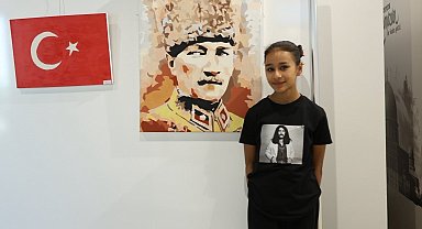 Kartepe'de 19 Mayıs ruhu tuvallere yansıdı