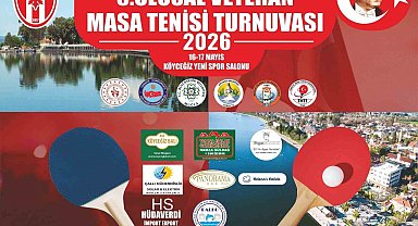 Köyceğiz'de 5. Ulusal Veteran Masa Tenisi Turnuvası düzenlendi