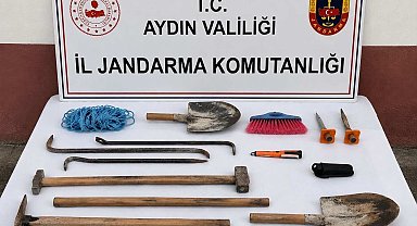 Magnesia Antik Kenti'nde kaçak kazıya suçüstü: 3 şüpheli yakalandı