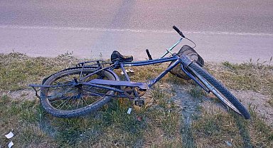 Motosikletle bisikletin çarpıştığı kazada 2 kişi yaralandı