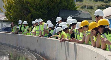 Muğla Atıksu Arıtma Tesisinde öğrencilere çevre bilinci eğitimi