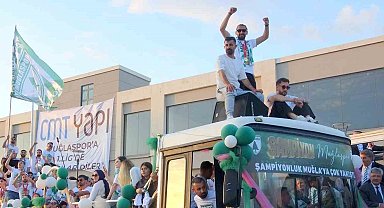 Muğlaspor 1. Lig'i kutladı