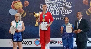 Sandıklılı sporcudan Kick Boks Kupası'nda büyük başarı