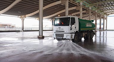 Şehitkamil'de bayram boyunca hummalı temizlik mesaisi