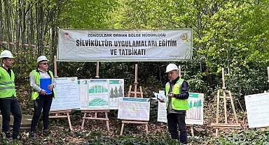 Silvikültür eğitim tatbikatı Yenice'de tamamlandı