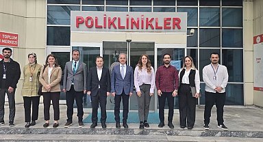 Tekin, Kemah Devlet Hastanesi'nde çalışmaları inceledi