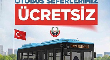 Tosya'da 19 Mayıs'ta halk otobüsleri ücretsiz olacak
