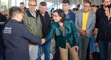 Uşak Belediye Başkan Vekili Özkan'dan hayvan pazarına bayram ziyareti