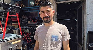 30 yıldır soba, mangal ve barbekü üretimi yapıyor