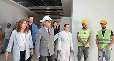 ADÜ Rektörü Kent, devam eden çalışmaları inceledi