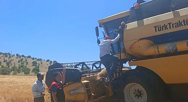 Ağın'da biçerdöver ve market denetimleri sürüyor