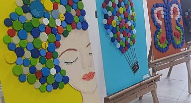 Atıkları sanat eserine dönüştürdüler