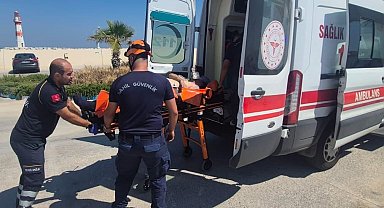 Aydın açıklarında bir şahsa tıbbi tahliye