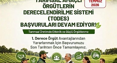 Aydın Tarım İl Müdürlüğü'nden TODES başvurusu uyarısı
