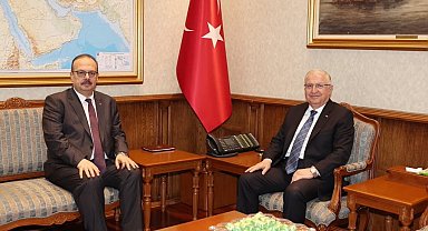 Bakan Güler, Ankara Valisi Canbolat'ı kabul etti