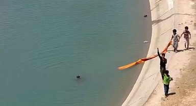 Batman'da sulama kanalında akıntıya kapılan 3 kişi son anda kurtarıldı