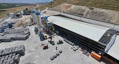 Battalgazi Belediyesi Kilit Taşı ve Bordür Üretim Tesisi üretime başladı