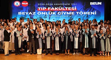 BEUN'da geleceğin hekimleri beyaz önlüklerini giydi
