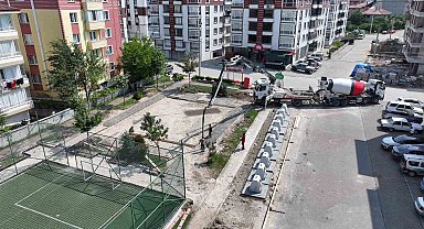 Bolu'da çocukların oyun alanları yenileniyor