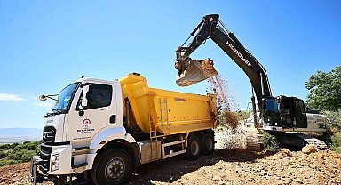 Denizli'nin 4 ilçesini birbirine bağlayan yolda çalışmalar başladı