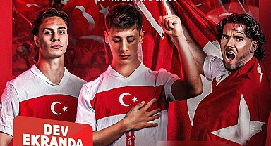 Dev ekranda milli maç heyecanı