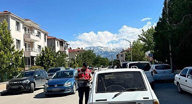 Erzincan'da okul çevrelerinde güvenlik uygulaması gerçekleştirildi