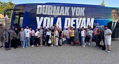 Eskişehirli özel çocuklar, aileleri ile Nebi Hatipoğlu'nun kültür turlarıyla Mersin'e uğurlandı