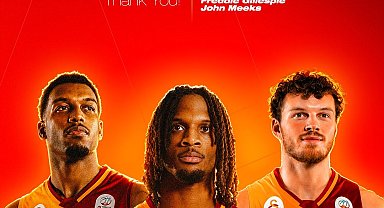 Galatasaray Erkek Basketbol Takımı'nda 3 oyuncuyla yollar ayrıldı
