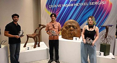 GSF öğrencilerinden Çelik ve Yaşam Heykel Yarışması'nda büyük başarı