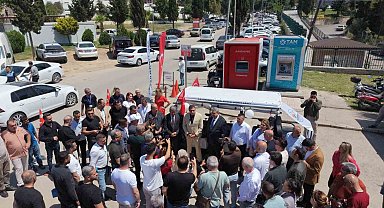 Hastaların 300 metrelik zorlu yoluna İskenderun Belediyesi'nden ring araçlı çözüm