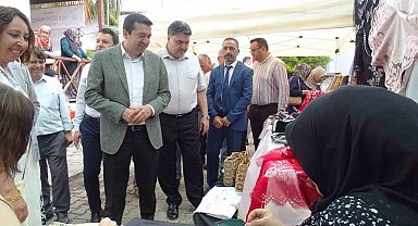Havran'da Halk Eğitimi Merkezi yıl sonu sergisi açıldı
