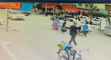 Iğdır'da otomobilin çarptığı 6 yaşındaki çocuk yaralandı: Kaza anı kamerada
