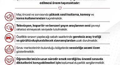 İletişim Başkanlığı'ndan YKS öncesi milli maçı uyarısı