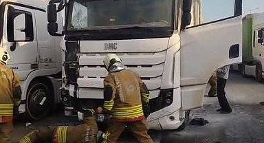 İskenderun'da tır yangını