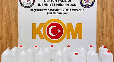 Kaçak alkol operasyonu: 90 litre etil alkol ele geçirildi