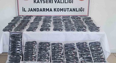 Kargo yolu ile 3 milyon TL'lik kaçak gözlüğe jandarma operasyonu