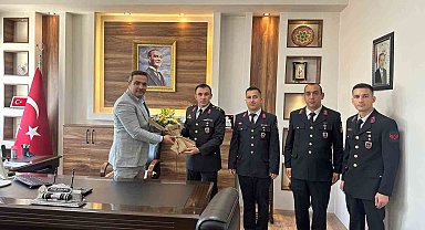 Kaymakam Dalak'tan jandarmaya tebrik ve teşekkür