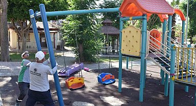 Kepez'den çocuklara güvenli oyun alanları
